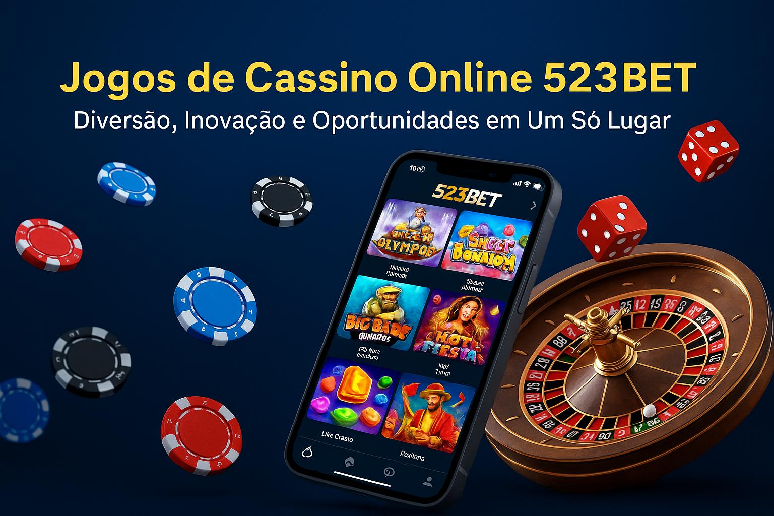 Jogos de cassino online inovadores e emocionantes na 523BET